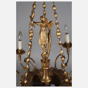 Geschnitzte Deckenlampe