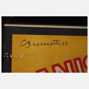 Werbeplakat Carlo Biscaretti di Ruffia