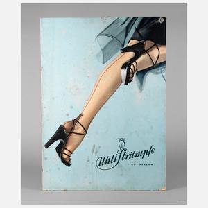 Werbetafel Uhli Strümpfe