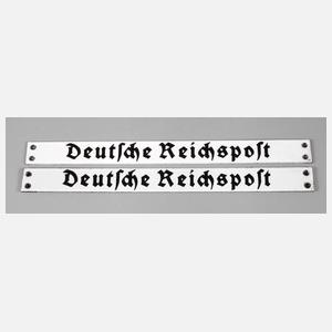 Paar Emailschilder Deutsche Reichspost
