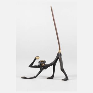 Brezelhalter als Affe