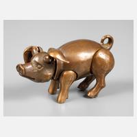 Glücksschwein als Anhänger111