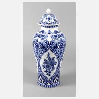 Wallendorf große Deckelvase111