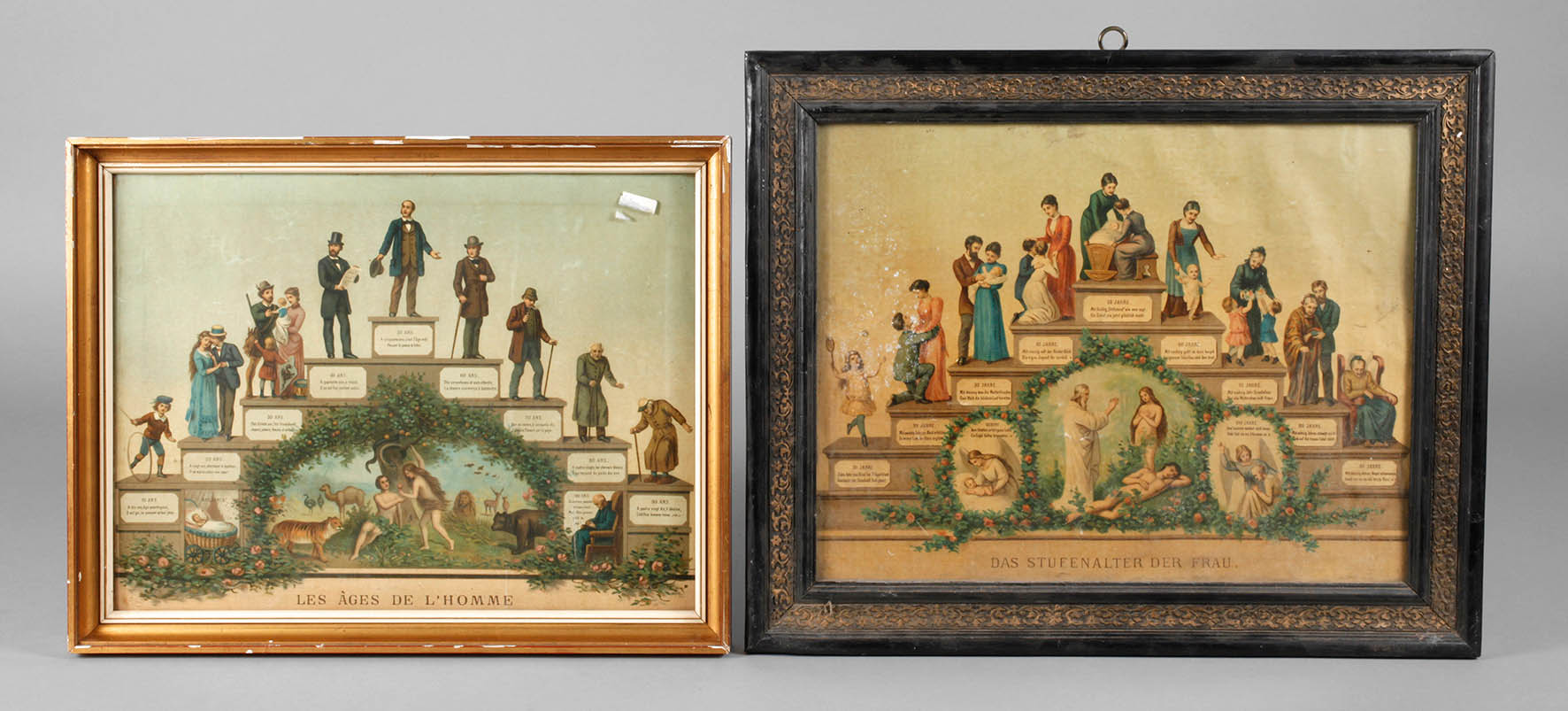 Das Stufenalter des Menschen als Pendants