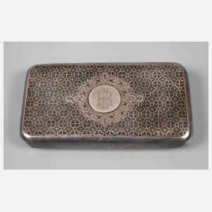 Silber Zigarettenetui Russland