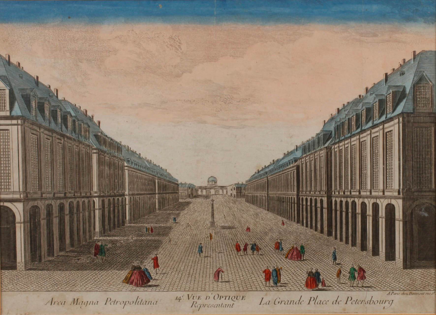 Guckkastenblatt St. Petersburg