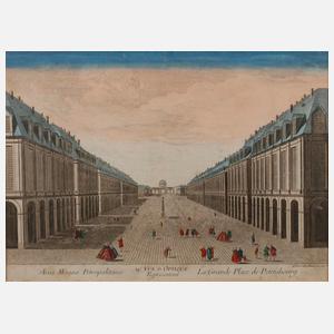 Guckkastenblatt St. Petersburg