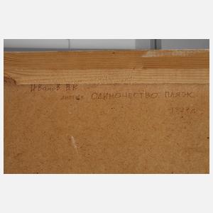 Wladimir K. Ivanow, ”Einsamkeit am Strand”