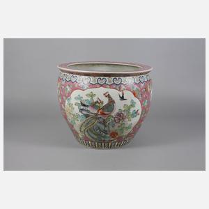 Cachepot Famille Rose