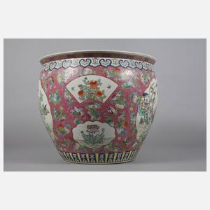 Cachepot Famille Rose