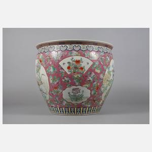 Cachepot Famille Rose