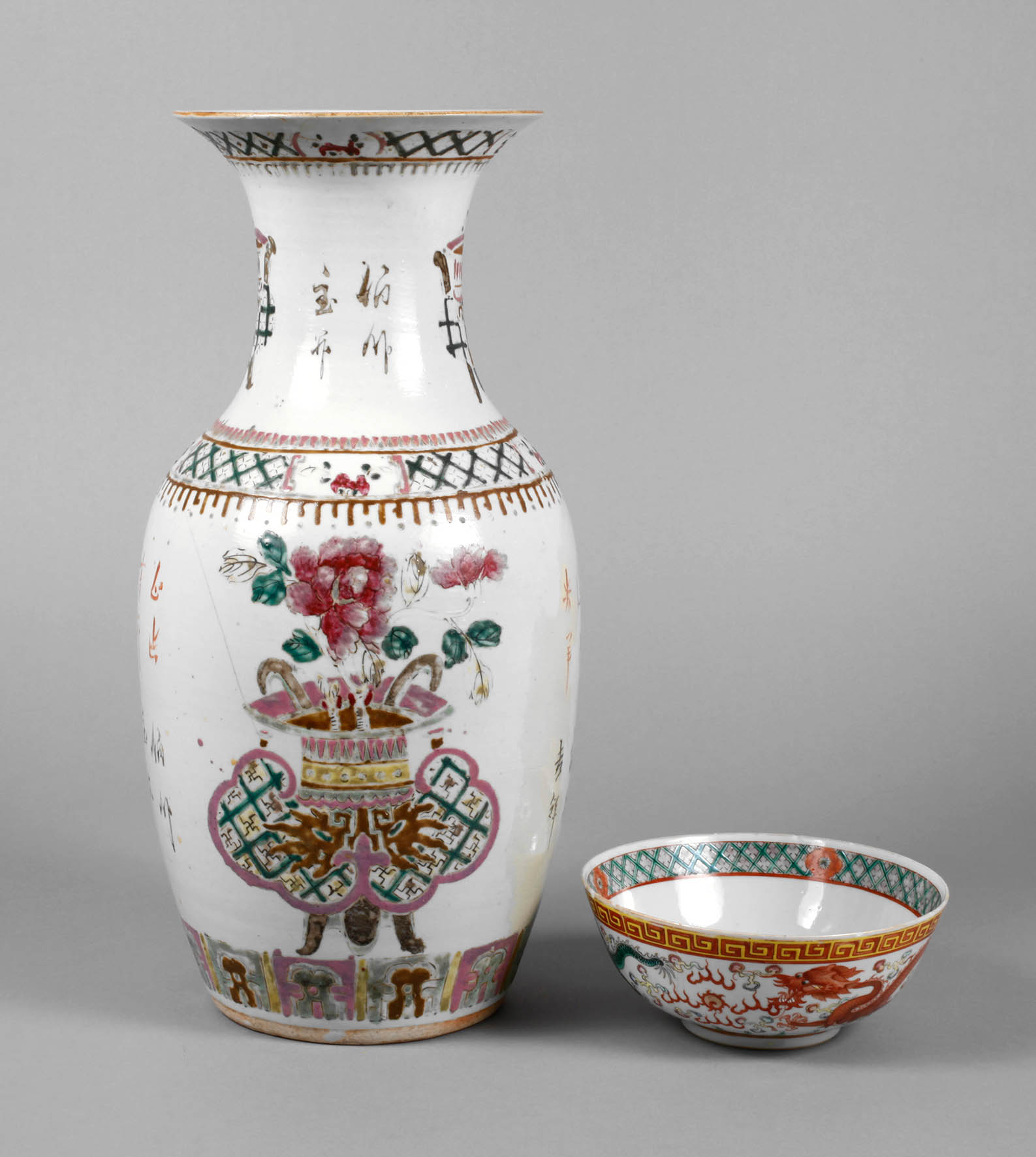 Reisschale und Vase China