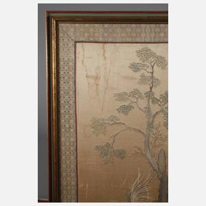 Große Seidenstickerei China