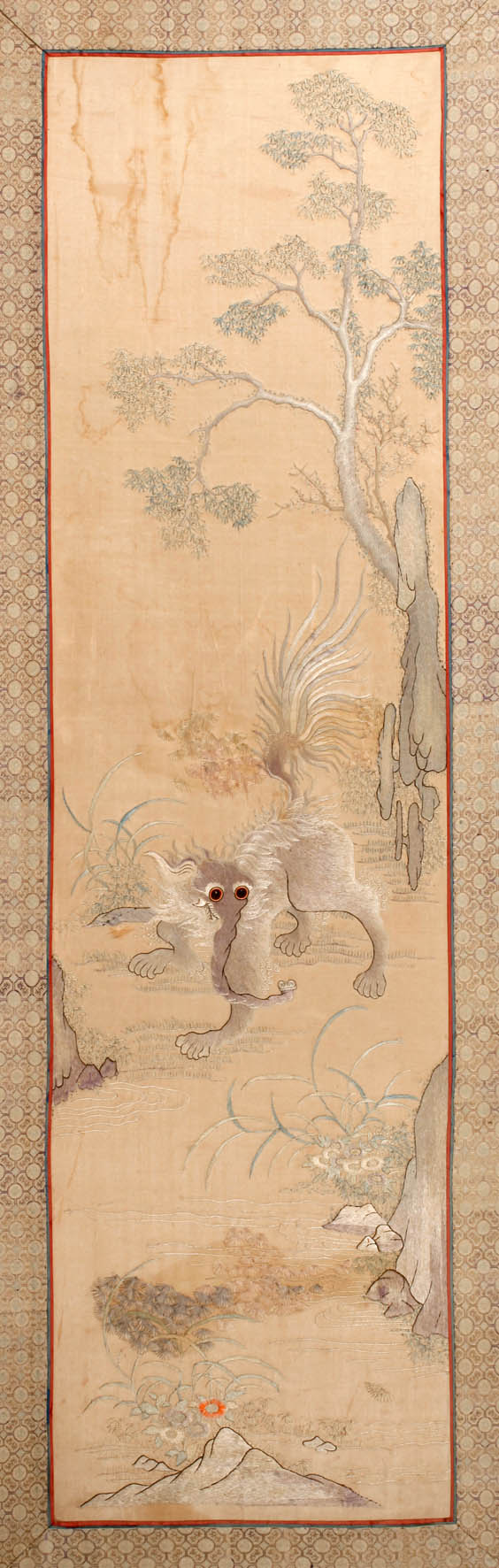 Große Seidenstickerei China