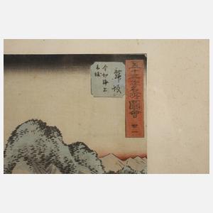 Ando Utagawa Hiroshige, Farbholzschnitt