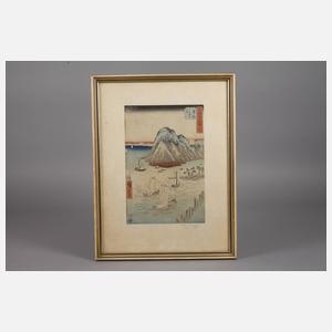 Ando Utagawa Hiroshige, Farbholzschnitt