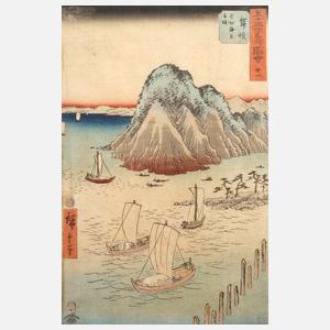 Ando Utagawa Hiroshige, Farbholzschnitt