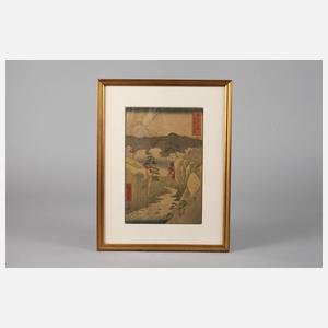 Ando Hiroshige, ”Kai Inume Toge”,