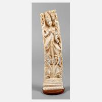 Feine Elfenbeinschnitzerei Lakshmi111