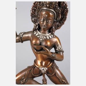 Bronzeplastik Vajrayogini