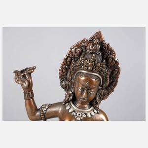 Bronzeplastik Vajrayogini