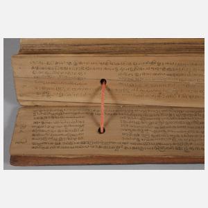 Palmblatt Manuskript