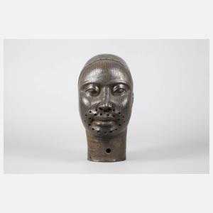 Kupferbronzekopf aus dem Nigergebiet