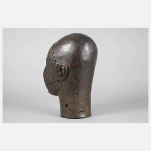 Kupferbronzekopf aus dem Nigergebiet