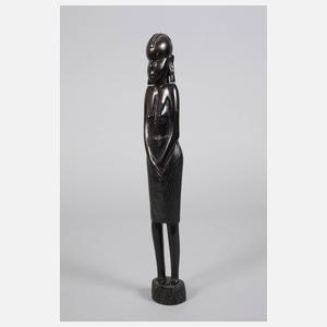 Drei Schnitzereien der Makonde