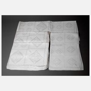 Tischgarnitur Rosendekor