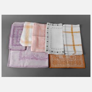 Konvolut Teeservietten