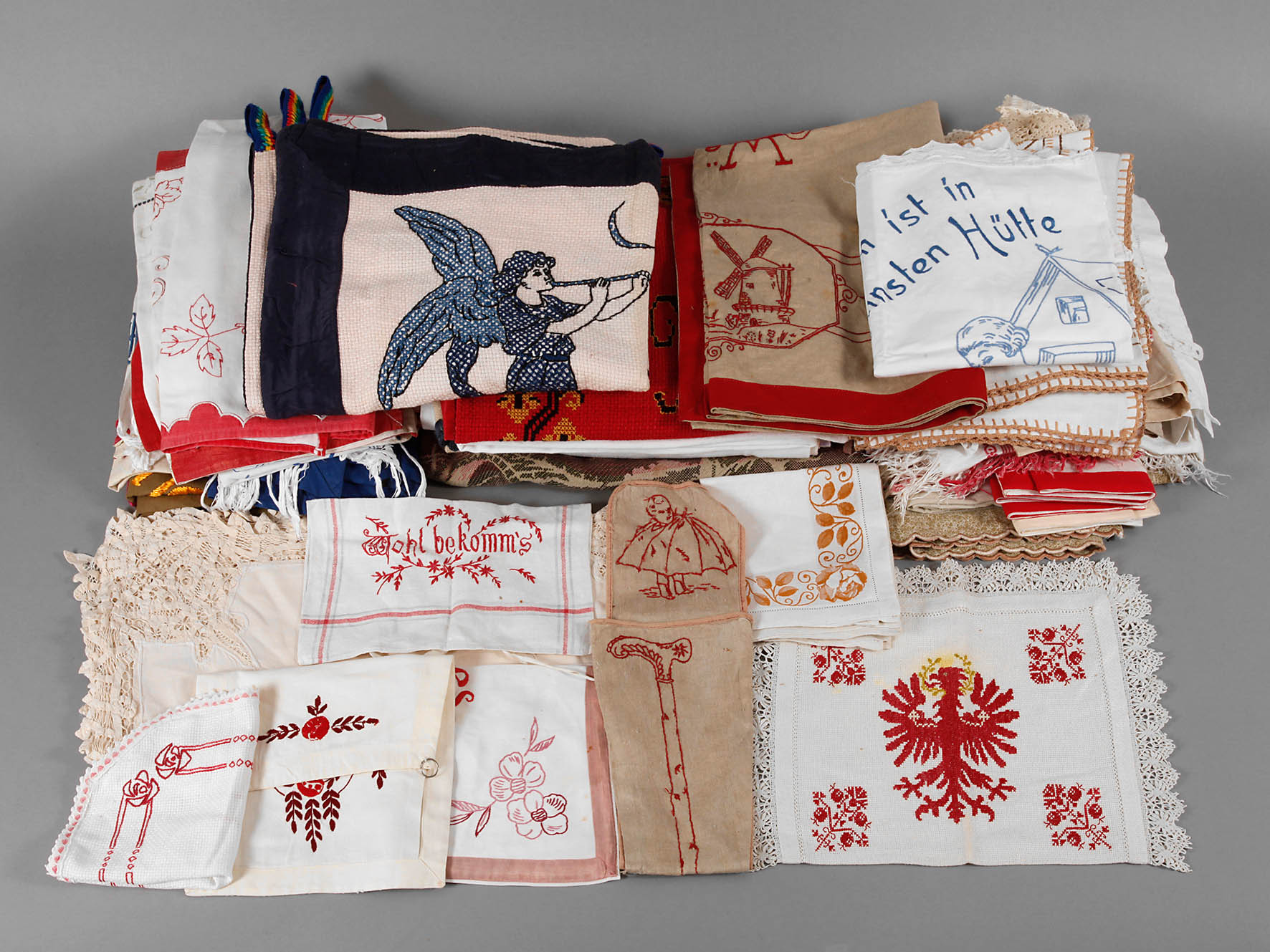 Großes Konvolut Küchenziertücher