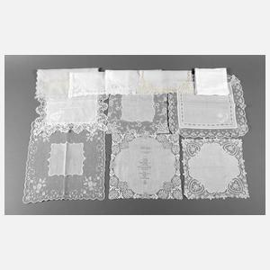 Konvolut Ziertücher