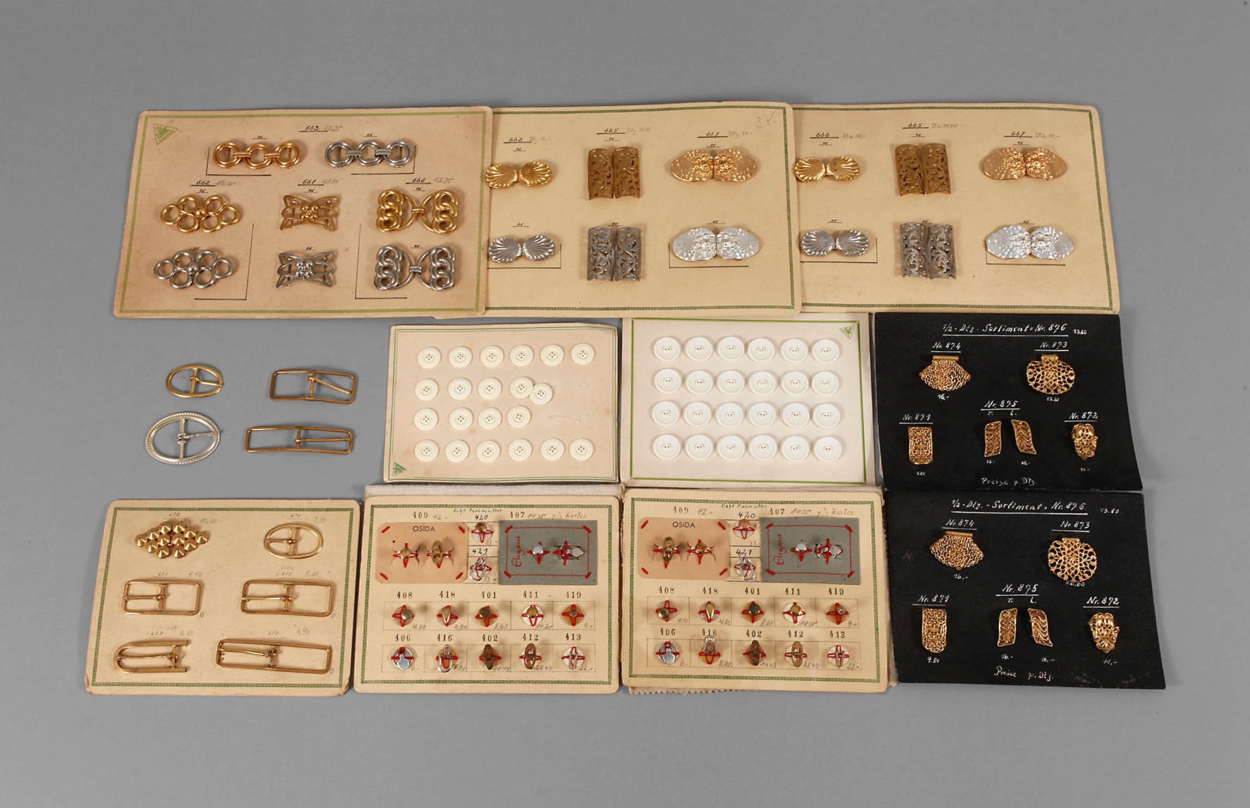 Konvolut Musterkartons