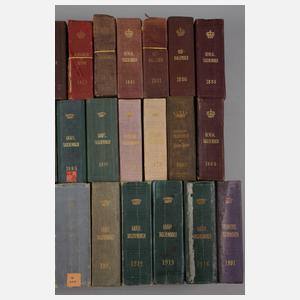 Große Sammlung Gothaischer Hofkalender