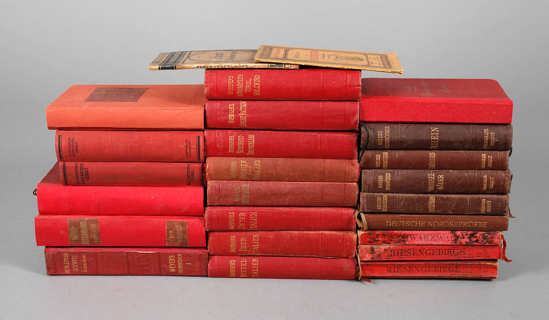 Konvolut Reisebücher