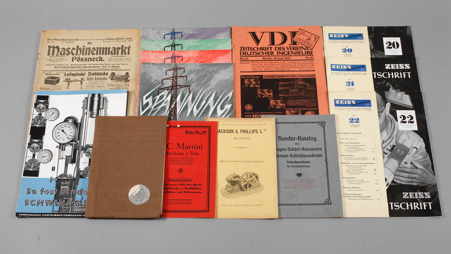 Konvolut Kataloge/Zeitschriften Technik