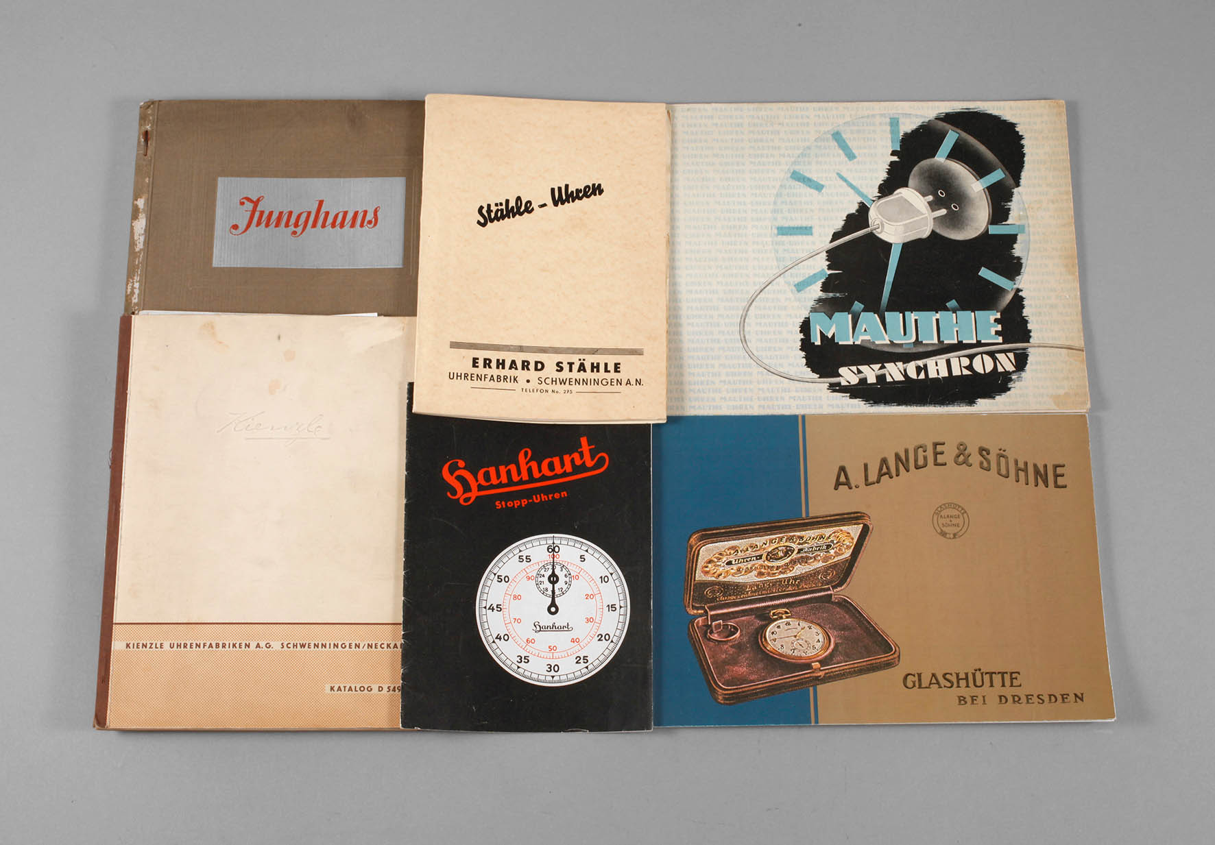 Konvolut Uhrenkataloge