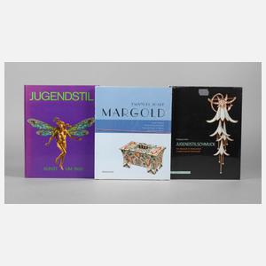 Konvolut Fachliteratur Jugendstil