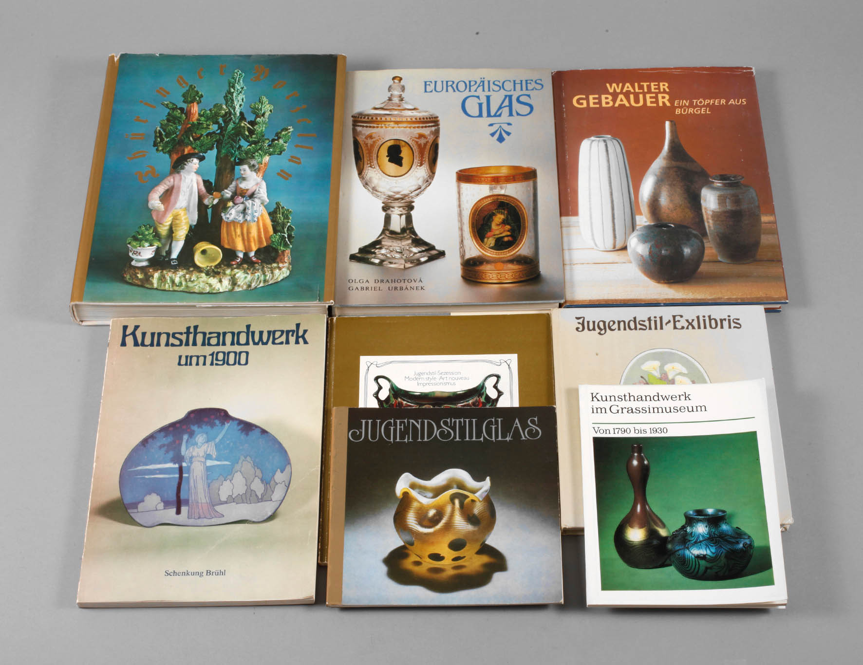 Konvolut Fachliteratur Kunstgewerbe