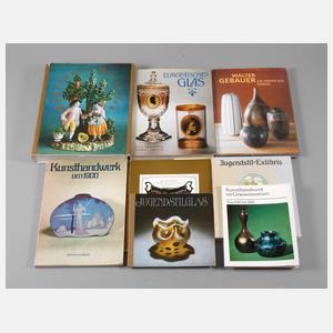 Konvolut Fachliteratur Kunstgewerbe