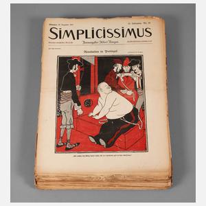 Simplicissimus 1907 bis 1909