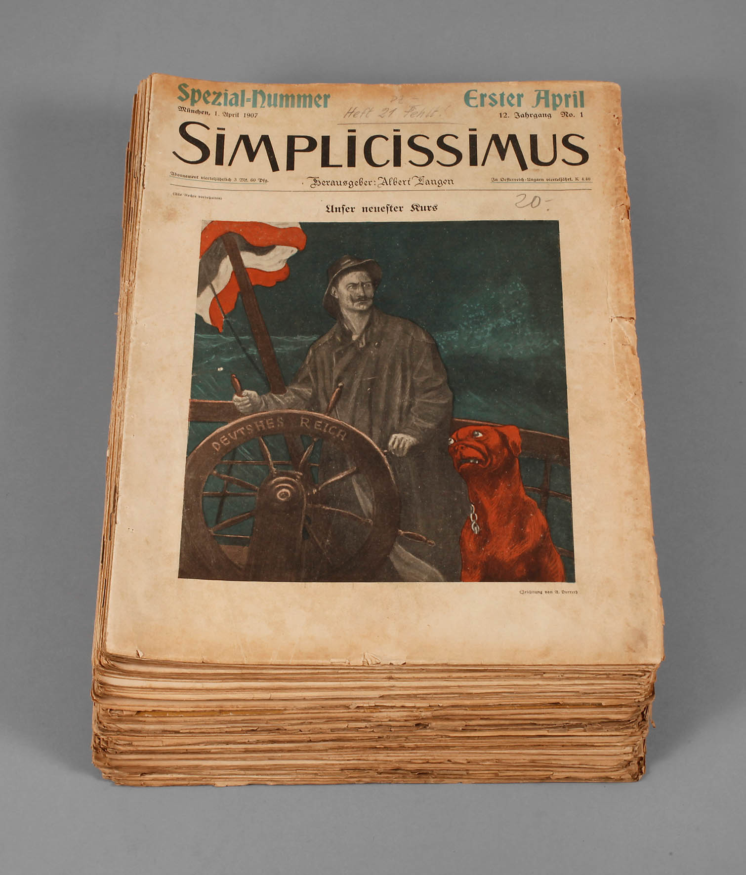 Simplicissimus 1907/08 und 1908/09