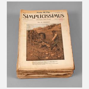 Simplicissimus 1909 bis 1911