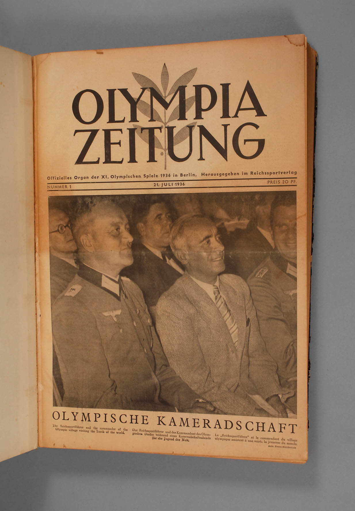 Olympiazeitung 1936