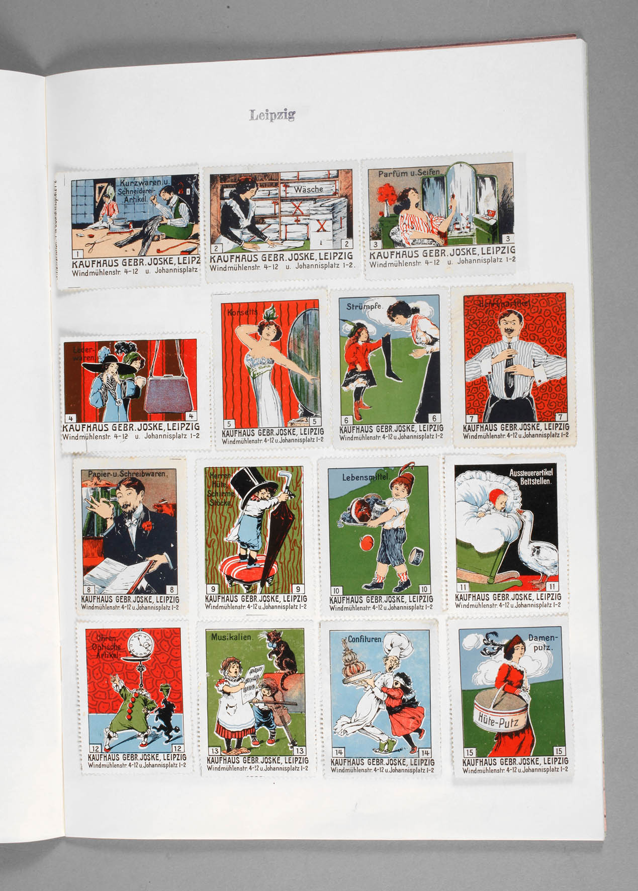 Sammlung Reklamemarken