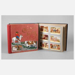 Zwei Chromos Liebig Sammelbilderalben