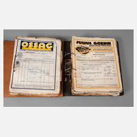 Sammlung Geschäftspapiere111