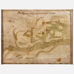 Karte ”Das königliche und churfl. Sachsßambt Thorgav”