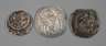 Pfennig und zwei Brakteaten